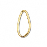 Zubeh&ouml;r aus Stainless Steel - Rostfreiem Stahl Connector Oval Gold