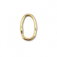 Zubeh&ouml;r aus Stainless Steel - Rostfreiem Stahl Connector Oval Gold