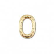 Zubeh&ouml;r aus Stainless Steel - Rostfreiem Stahl Connector Oval Gold