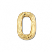 Zubeh&ouml;r aus Stainless Steel - Rostfreiem Stahl Connector Oval Gold