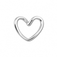 Zubeh&ouml;r aus Stainless Steel - Rostfreiem Stahl Connector Heart Silver