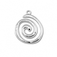Anh&auml;nger aus Stainless Steel - Rostfreiem Stahl Spiral Silver