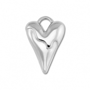 Anh&auml;nger aus Stainless Steel - Rostfreiem Stahl Heart Silver