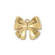 Anh&auml;nger aus Stainless Steel - Rostfreiem Stahl Butterfly Gold