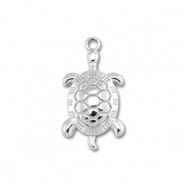 Anh&auml;nger aus Stainless Steel - Rostfreiem Stahl Turtle Silver