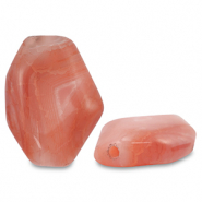 Perlen Naturstein Achat Irregular Dark orange