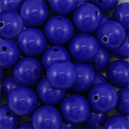 16 mm DQ Perlen aus Acryl Dark blue