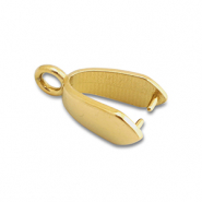 Zubeh&ouml;r aus Stainless Steel - Rostfreiem Stahl Collierschlaufe f&uuml;r Anh&auml;nger Gold