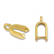 Zubeh&ouml;r aus Stainless Steel - Rostfreiem Stahl Collierschlaufe f&uuml;r Anh&auml;nger Gold