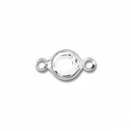 Zubeh&ouml;r aus Stainless Steel - Rostfreiem Stahl Connector Round Silver-transparent