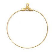 Zubeh&ouml;r aus Stainless Steel - Rostfreiem Stahl Ohrringe Creolen H&auml;nger Gold