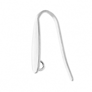 Zubeh&ouml;r aus Stainless Steel - Rostfreiem Stahl Ohrringe / Ohrh&auml;nger with Loop Silver