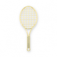Statement-Anh&auml;nger Tennisracket Gold