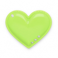Statement-Anh&auml;nger Heart Lime green