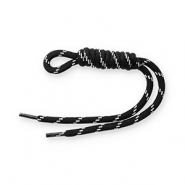 Schl&uuml;sselanh&auml;nger Paracord Black-white