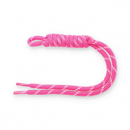 Schl&uuml;sselanh&auml;nger Paracord Dark pink-white