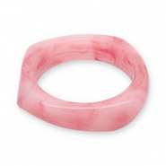 Armb&auml;nder Bangle aus Resin Pink