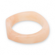 Armb&auml;nder Bangle aus Resin Light peach