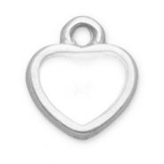 Anh&auml;nger aus Stainless Steel - Rostfreiem Stahl Heart Silver-white