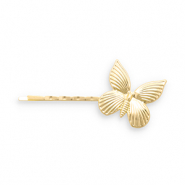 Haarschmuck Haarklammer Butterfly Gold