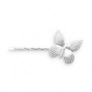 Haarschmuck Haarklammer Butterfly Silver