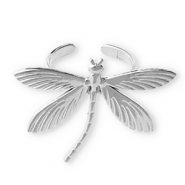 Stainless Steel - Rostfrei Stahl Ringe Dragonfly Silver