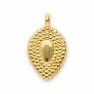 Anh&auml;nger Metall DQ Drop Gold (Nickelfrei)