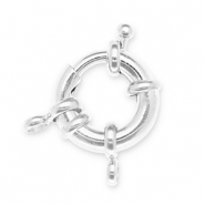 Zubeh&ouml;r Eco-brass&reg; Metall DQ Rettungsring Verschluss Antik silber (Nickelfrei)