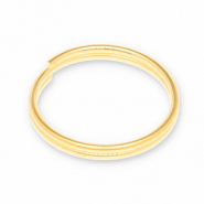 Zubeh&ouml;r Metall DQ Spaltring Gold (Nickelfrei)