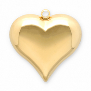 Anh&auml;nger aus Stainless Steel - Rostfreiem Stahl Heart Gold