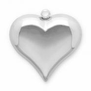 Anh&auml;nger aus Stainless Steel - Rostfreiem Stahl Heart Silver