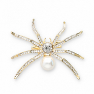 Broschen Spider Gold-crystal