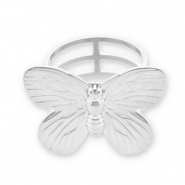 Stainless Steel - Rostfrei Stahl Schalringe Butterfly Silver