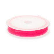 Schmuckdraht Elastik 0.8mm Neon pink