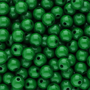 8 mm Perlen aus Acryl Shiny Green