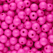 8 mm Perlen aus Acryl Shiny Magenta pink