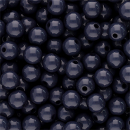 6 mm Perlen aus Acryl Shiny Anthracite