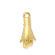 Anh&auml;nger aus Stainless Steel - Rostfreiem Stahl Hand Gold