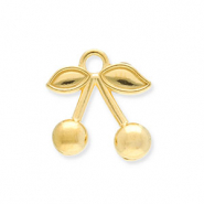 Anh&auml;nger aus Stainless Steel - Rostfreiem Stahl Cherries Gold