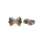 Facetten Perlen Fashion Bow Silver-AB coating