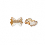 Facetten Perlen Fashion Bow Peachy beige-pearl shine coating