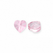Facetten Perlen Fashion Heart Pink
