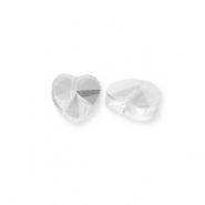 Facetten Perlen Fashion Heart Transparent-AB coating