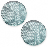 12 mm flach Polaris Elements Cabochon Las Vegas Petrol green