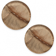 12 mm flach Polaris Elements Cabochon Las Vegas Brown