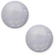 12 mm classic Polaris Elements Cabochon Jais Sky blue