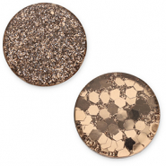 7 mm flach Polaris Elements Cabochon Helios Brown