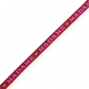BY31&reg; Schmucktextband "Madame" Purple-fuchsia-orange