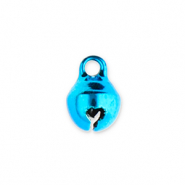 Anh&auml;nger Metall Gl&ouml;ckchen 6mm Blue