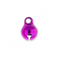 Anh&auml;nger Metall Gl&ouml;ckchen 6mm Purple